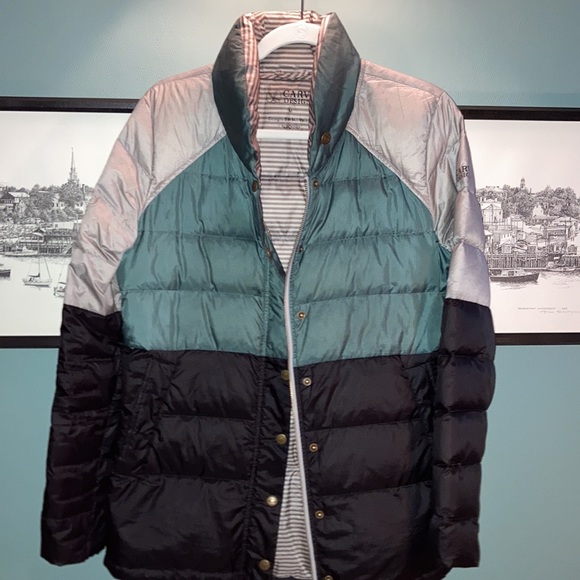 Carve Designs Alta colorblock puffer jacket • M - Picture 6 of 8